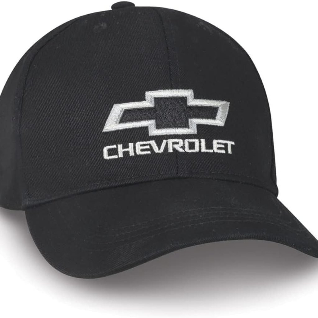 Chevrolet Bowtie Snapback Cap - Chevy Trucks Collection Hat - Black